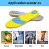 SAUDEfoot Insoles for Men and Women, Soft Comfort Cushioning, Breathable,