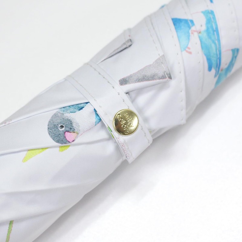 Nifty Colors 2482OF Folding Umbrella, Blackout Slender Mini