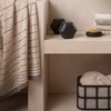 möve Eden towel check structure velours 50 x 100 cm