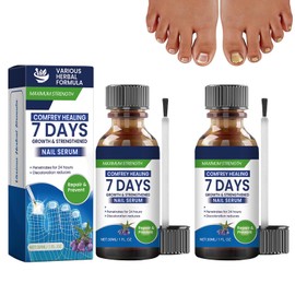 2pcs Nail Treatment for Toenails, Nail Serum, Natural Nail Strengthene, Toe and Finger Nail Solution 30ml