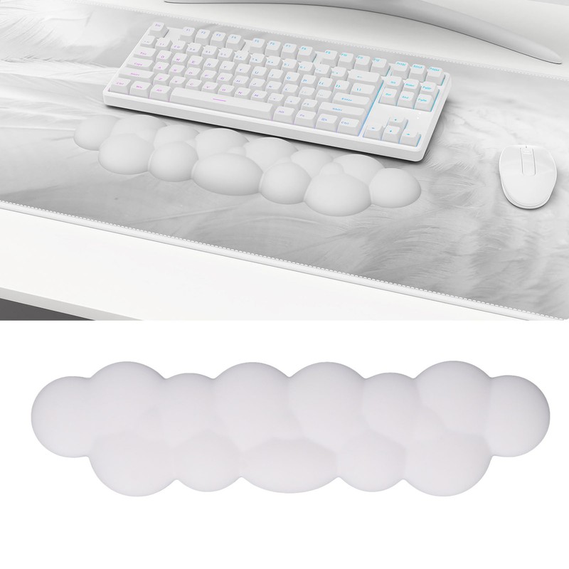Cloud Keyboard Wrist Rest Smoothly PU Leather Keyboard Palm Rest