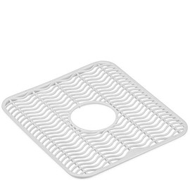 DecorRack Sink Protector, 12 x 11 inches, Kitchen Sink Dish Rack, Protect Sink from Stains, Damage, Scratches, Dishwasher Safe Sink Grid for Kitchen (1 Pack)