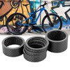 X AUTOHAUX 6pcs Headset Spacer Matte Black Carbon Fiber Handlebar
