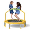 CLORIS 38in Folding Trampoline - Max Load 220lbs Rebounder Fitness