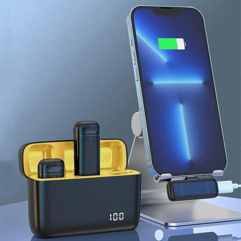 Wfeagl Lavalier Microfono Inalambrico Microfono Para Pc Microfono Para Celular
