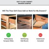 Titus Soft-Close Device For Drawers in Face-Frame Cabinets White