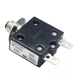 KUOYUH Circuit Breaker 98 Series 32A 125/250VAC 32VDC-50VDC 50/60Hz (1Pcs)