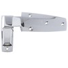 1-7/8" Offset Polished Chrome Cam-Rise Lift-Off Walk-in Door Hinge -