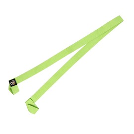 Yoga-Mad Yoga Mat Carry Strap, Adjustable Loops to Fit All Mat Sizes, 100% Cotton, Durable Yoga Mat Carrying Strap Sling (Lime Green)