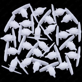Rexka 25pcs Front Door Seal Gasket Clip 7H0837485 for VW T5 T6