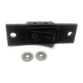12001130 Replacement Black Fan Rocker Switch Compatible With Whirlpool Jenn-Air Cooktops