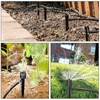 25 Pcs Drip Irrigation Emitters Adjustable 360 Degree Water Flow