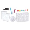 Lena 42707 Plaster Casting Set for 15 Glitter Butterfly Magnets,