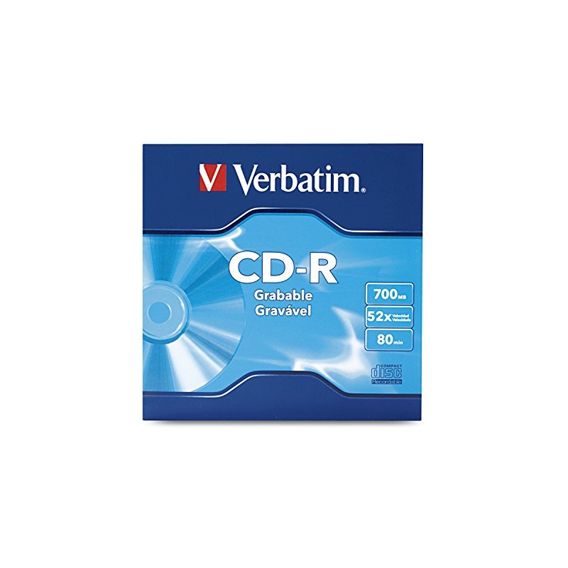 Verbatim 96298 CD-R 80Min/700MB, 52X, 1 Unidad