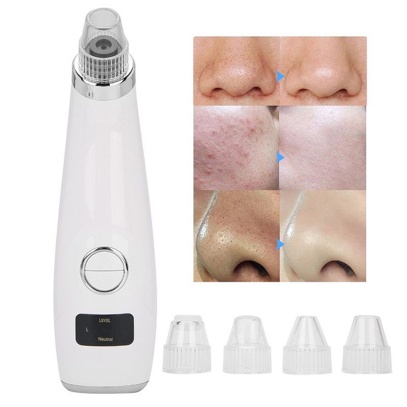 5V1 Electric Blackhead Removal Machine Adjustable Suction Modes Pore CleanerSilver