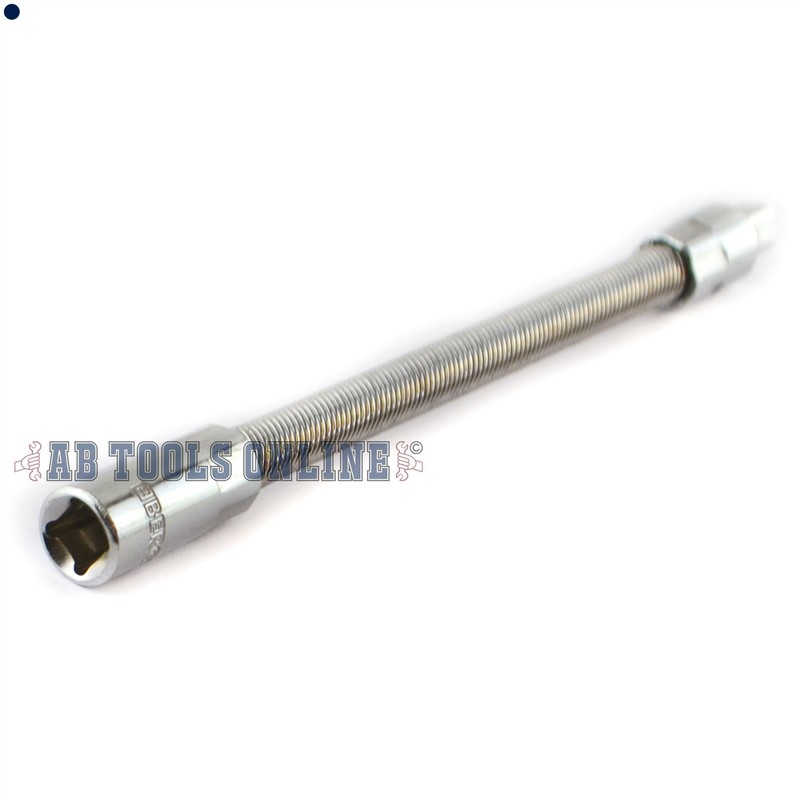 AB Tools 1/4" Drive Flexible Flexi Socket Extension Bar Adapter
