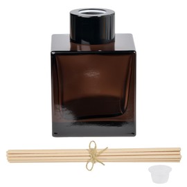 Nongcunren 100ml 1pcs Reed Diffuser Bottles,Fragrance Diffuser Empty Bottle with 20pcs Reed Sticks for Home Fragrance Accessories and Women Gift Room,Home,Bathroom Decor