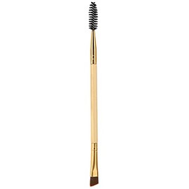 Profesional de Doble Extremo para Maquillaje de Cejas, Cepillo de Pestañas y Cejas con Diseño en Espiral (Color de madera original.)