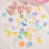 50Pcs Marine Life Nail Charms Summer Nail Charms and Gems