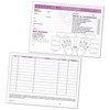 Manicure Pedicure Client Record Card - Treatment Consultation Form for