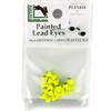 Hareline Painted Lead Dumbbell Eyes Medium Chartreuse