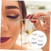 Baluue 12pairs Heart Flower Sequin Eyelashes Diy False Lash Extensions