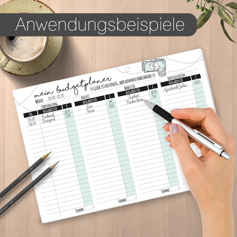 My Budget Planner I dv_325 I DIN A4 I Mint