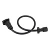 Trailer Extension Cord 7 Way 3ft Double Prong Male Plug