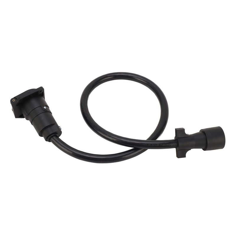 Trailer Extension Cord 7 Way 3ft Double Prong Male Plug