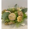 Deco New Easter Capiz Centerpiece Candleholder Dragonfly Egg Decor