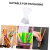 PACKOVE 500Pcs Self Adhesive Clear Bags for Cookies Candies Durable