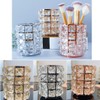Sipliv Makeup Brush Holders Pen Holder Handcrafted Crystal Eyebrow Pencil