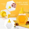 Ziliny 32 Pcs Honey Squeeze Bottle Plastic Empty Beehive Bottle