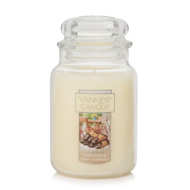 Yankee Candle Chocolate Chip Cannoli Large Jar, Mint, YCAA01