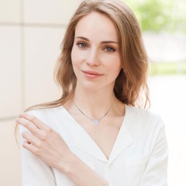 COAI 925 Sterling Silver Necklace Dainty Necklace for Women Moonstone Necklace Heart Necklace for Women