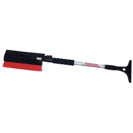 Bigfoot 45" Telescoping Snowbroom and Ice Scraper - 11" Pivoting Head - Foam Grip 1707
