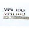 Yoaoo 2Pack OEM Black Malibu Nameplate Letter Emblem Badge Glossy