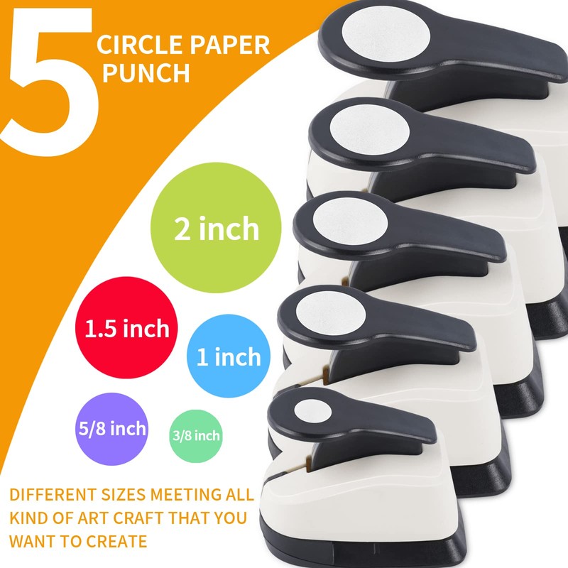 5 Circle Hole Punch, Circle Paper Punch, CirclePunches for Paper