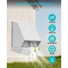6 Inch Hooded Wall Vent Cover with Screen & Damper