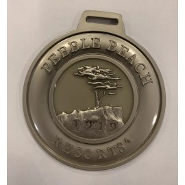 Pebble Beach Resorts 1919 Bag Tag Golf Spyglass Hill Spanish Bay Del Monte Metal