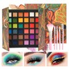 DWDiWen 36 Colors Makeup Eyeshadow Palette, Colorful Matte Glitter Eyeshadow