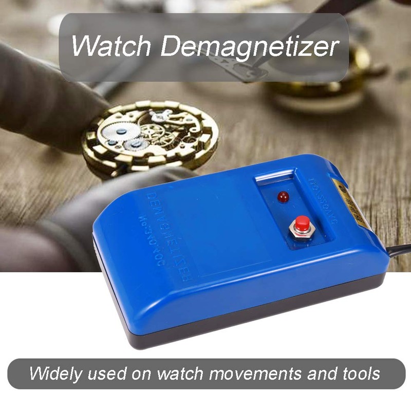 Demagnetizer,Professional Watch Demagnetizer,Watch Repair Kit, Watch Repair Degaussing Demagnetizer Tool,Magnetizer
