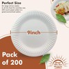Under the Sun Products 9" Uncoated Paper Plates for Everyday
