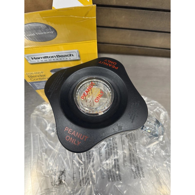 Hamilton Beach 6126-650-P PEANUTS ONLY Blender Container Assembly 64oz NEW