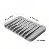 Eduftis 2Pcs Self Draining Soap Dishes, Soap Dish for Bathroom