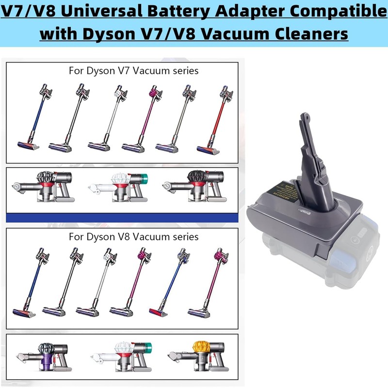TPDL for V7/V8 Battery Adapter, for Kobalt 24V Max Battery