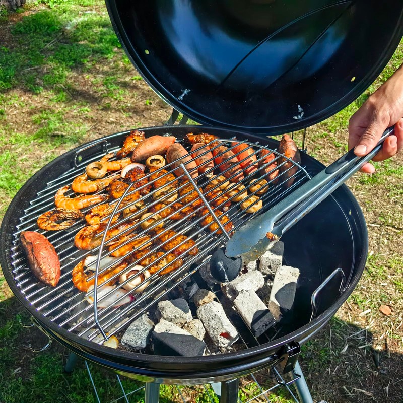 GRILLJOB 22" Stainless Steel 304 Weber Hinged Grill Grate 22