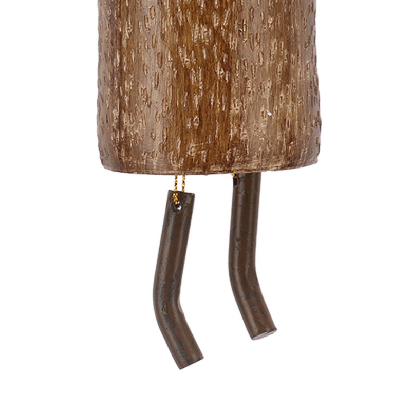 Rustic Hanging Animal Wind Chimes Resin Hand Made Natural Garden