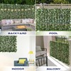 Windscreen4less Artificial Expandable Laurel Leaf Faux Leaves Privacy Fence Screen