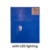 Wissmach Stained Glass Sheet : Midnight Blue English Muffle (8"x12"-1